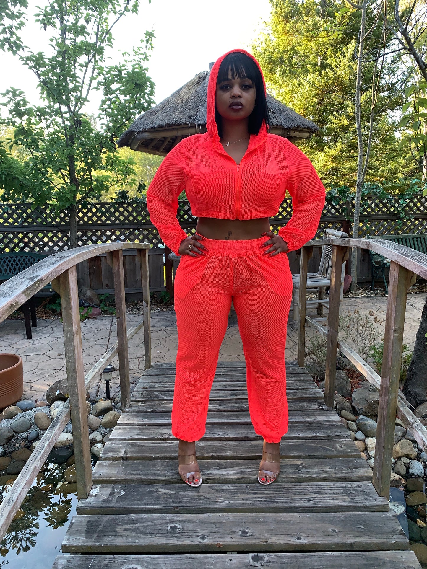 🔥 Still Hawt Mesh Jogger Set🔥