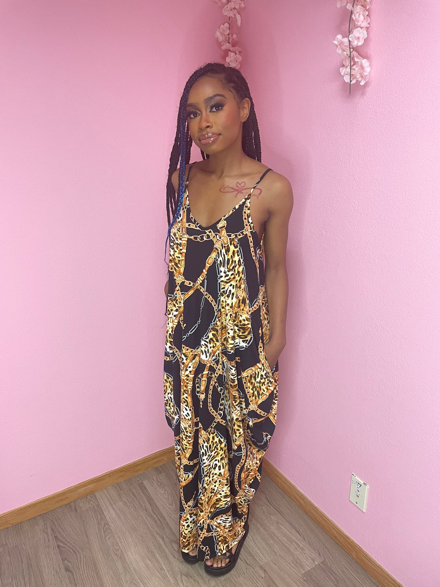 ⚜️Chain Print Pocket Maxi⚜️