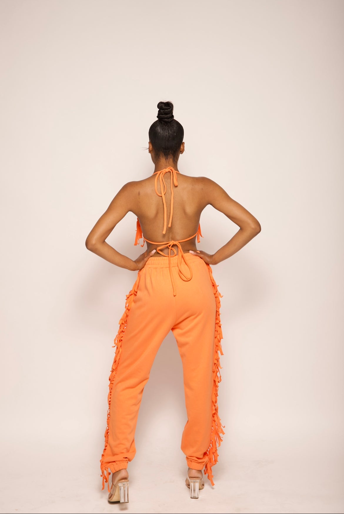 🧡 Fringe Two Piece Bra & Jogger Set 🧡