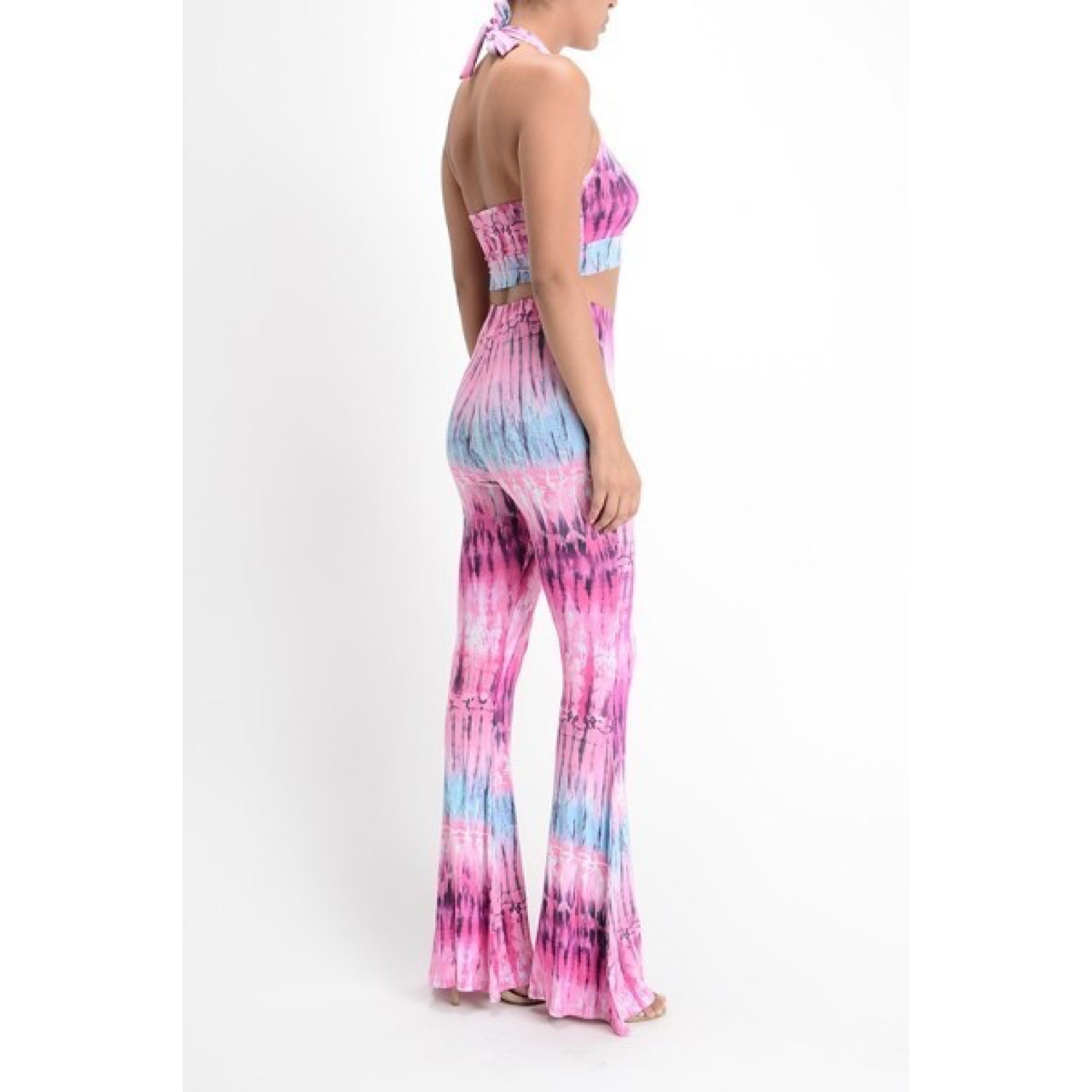 💞💜 Tie dye Halter BellBottom Pants Set 💜💞