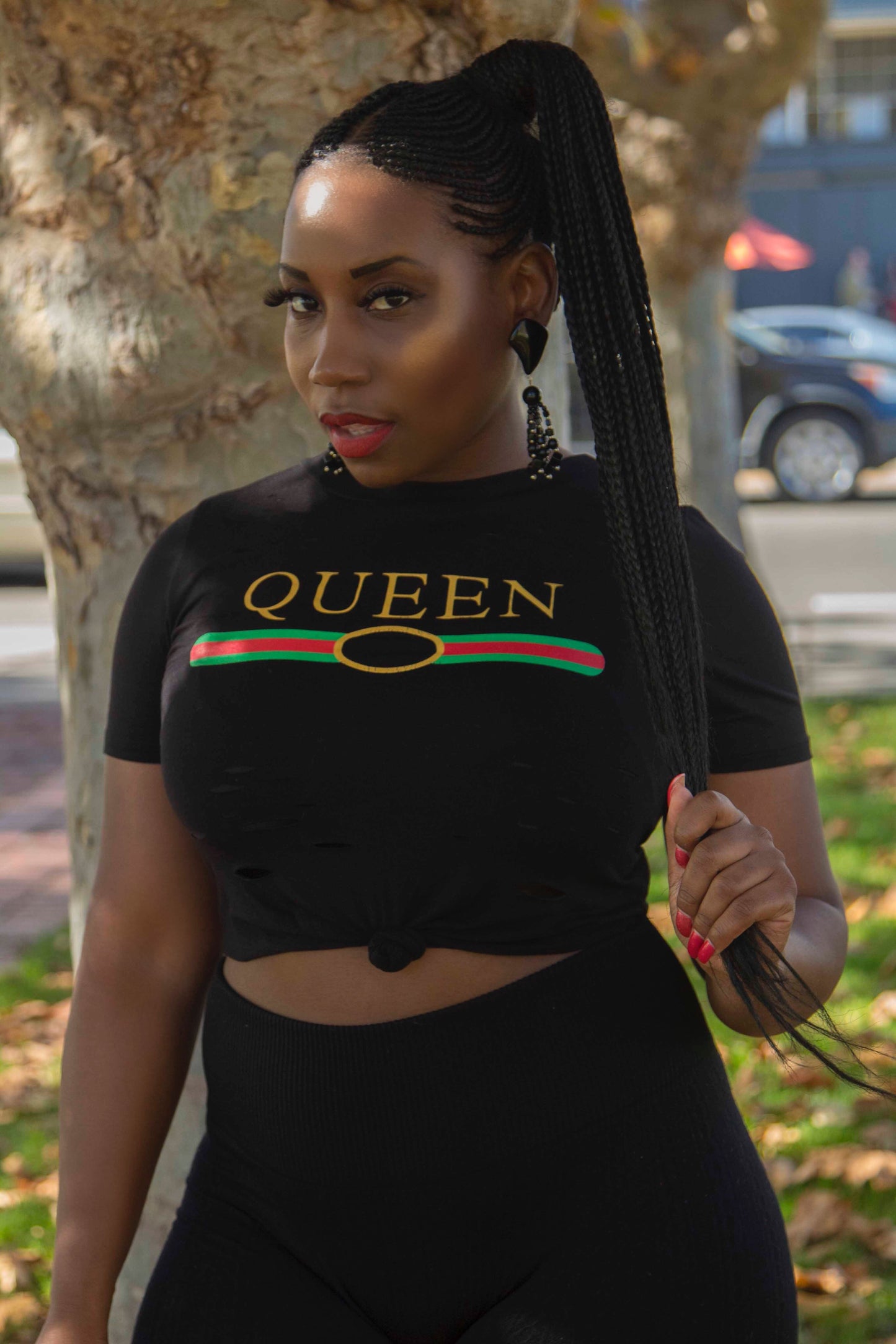 👸🏾 Distressed Queen Tee 👸🏾