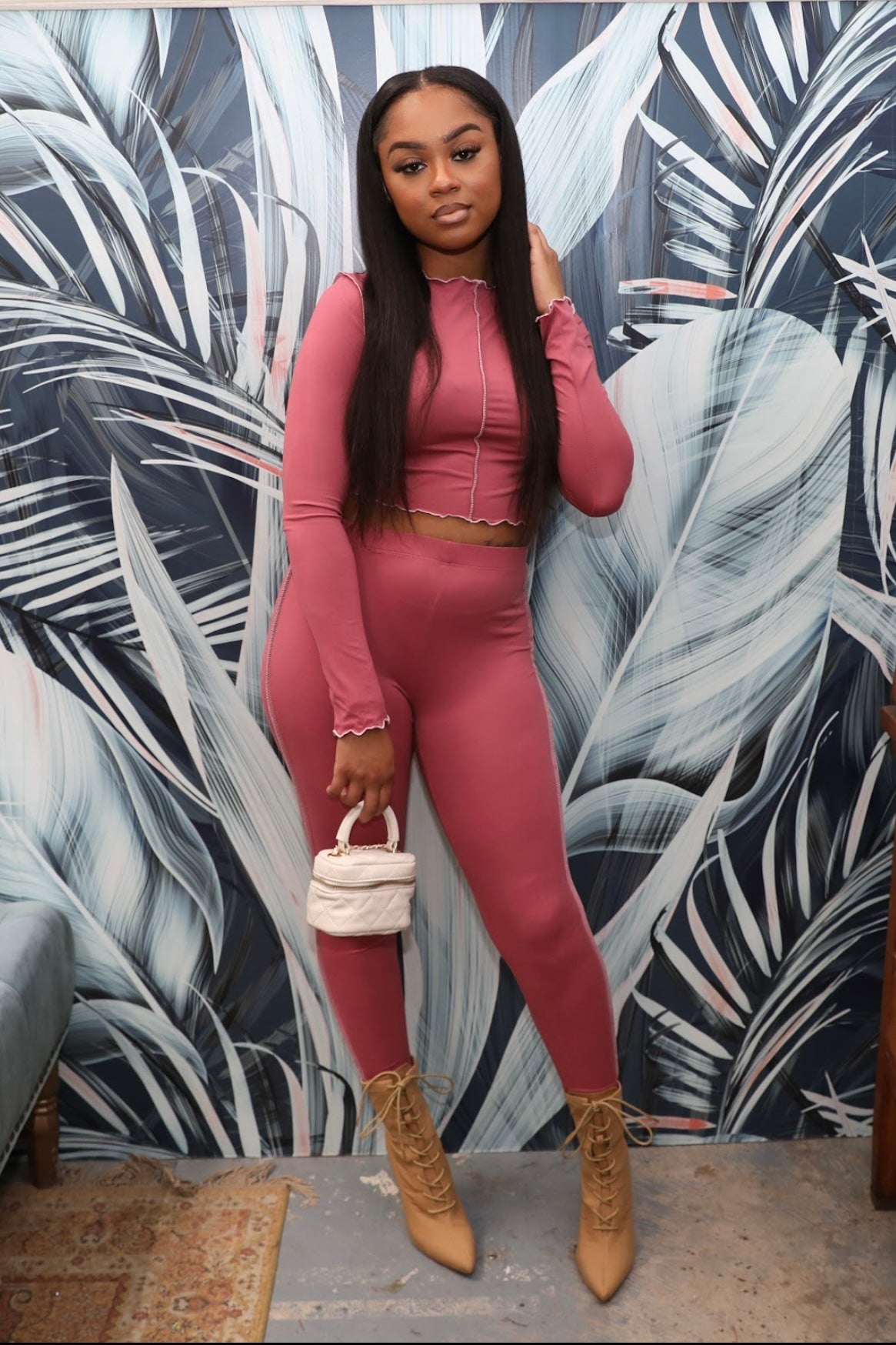 🛍️ Wavy Basic Set Pink 🛍️