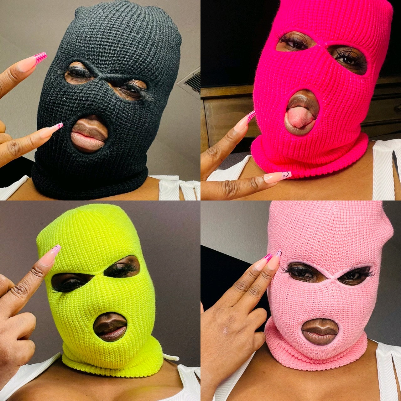 🥷Pretty Gangsta Ski Mask -4 Colors 🥷